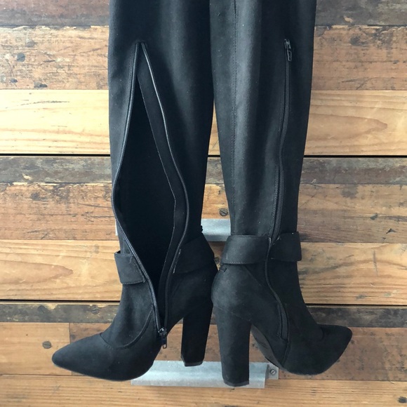 Bamboo Over the Knee Boots - Picture 3 of 4